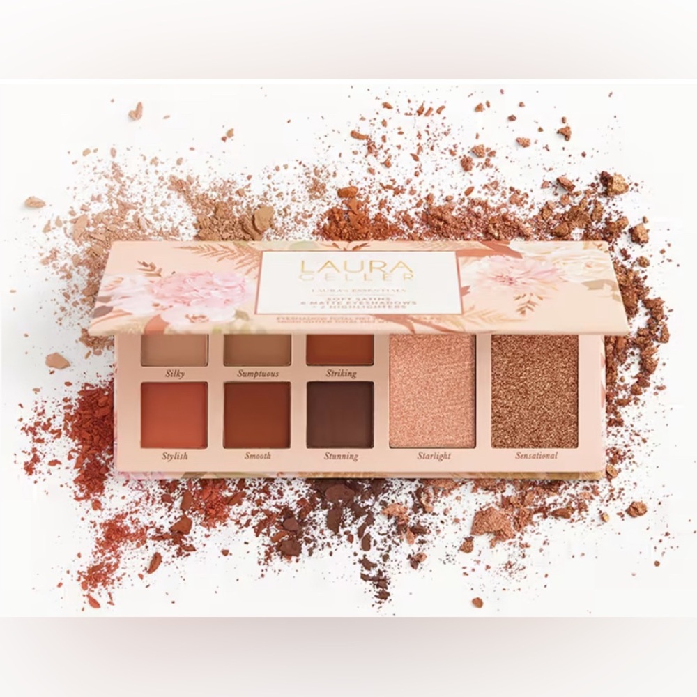 Laura Geller: Essentials Soft Satins 6 Matte Eyeshadows + 2 Highlighters…